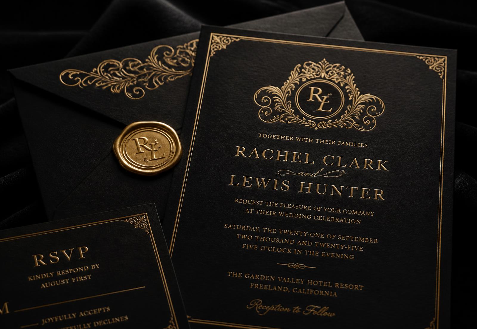 Invitations digitales d'exception